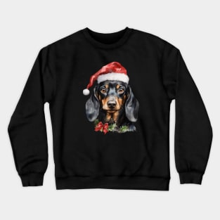 Christmas Dachshund Crewneck Sweatshirt